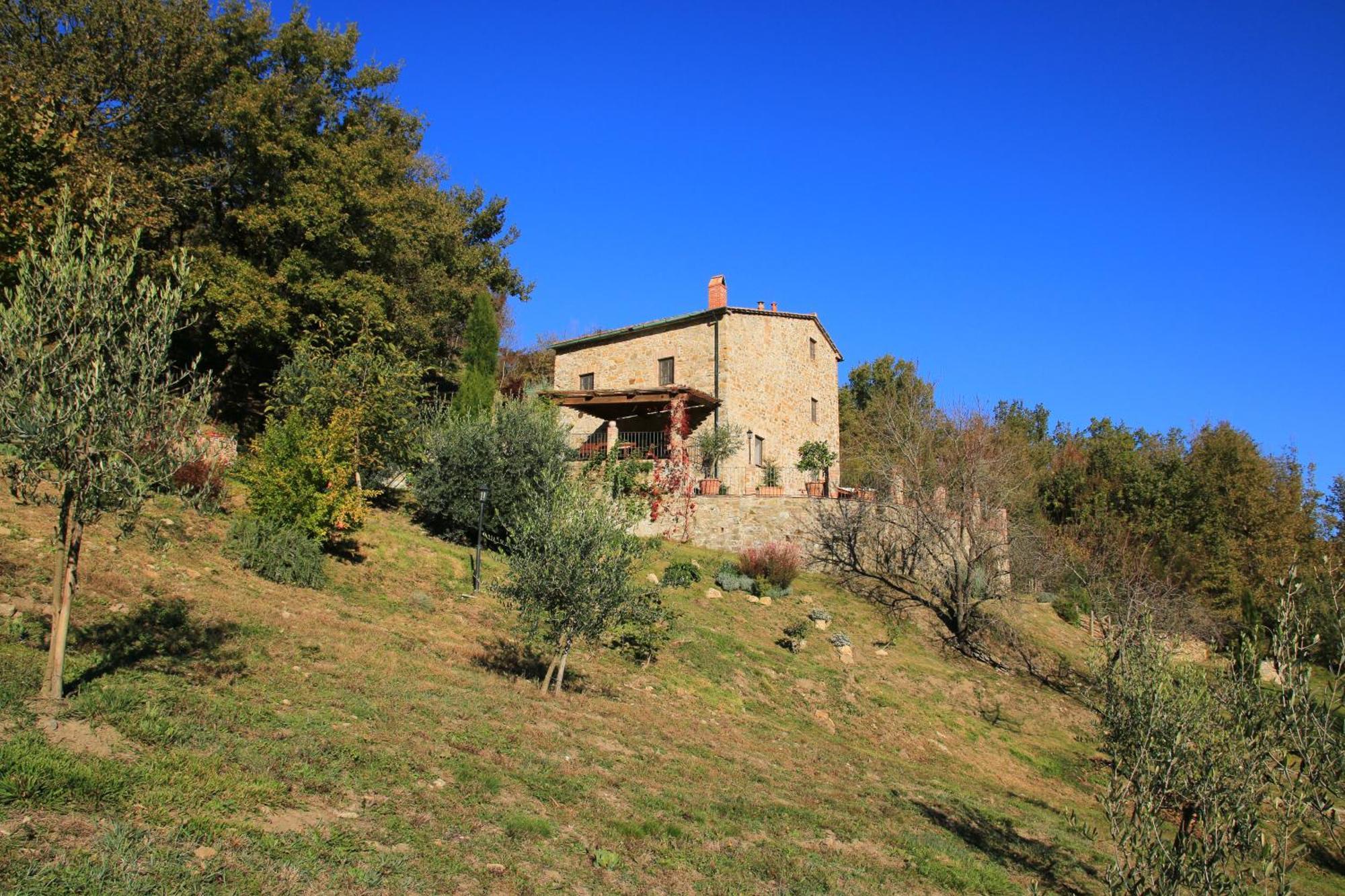 Podere Piandicava Castelnuovo di Val di Cecina Luaran gambar